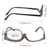 Aisi Women Magnifying Makeup Glasses Eye Make Up Spectacles Flip Down Lens Folding Cosmetic Glasses view 4