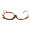 Aisi Women Magnifying Makeup Glasses Eye Make Up Spectacles Flip Down Lens Folding Cosmetic Glasses view 3