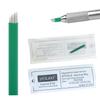 WOLAYI 12S 30pcs Microblading Needles Nano 0.15mm-Thinnest Blade On The Market, Permanent Makeup Manual Eyebrow Tattoo Needlewith Expiration Date and Lot Number (Green 12S.15) view 1