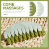 Beavorty 2pcs Jade Massage Comb Meridians Gua Tool for Scalp Relaxation Smooth Polished Jade for Body Massage for Home and Travel Use view 4