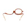 Aisi Women Magnifying Makeup Glasses Eye Make Up Spectacles Flip Down Lens Folding Cosmetic Glasses view 4