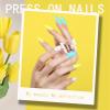 FANDAMEI Press on Nails Almond Matte, 24 Colors 576PCS Press on Nails Medium Almond Matte, Acrylic Medium Fake Nails Full Cover, Natural Press on Nail, False Nails with Nail Glue view 2