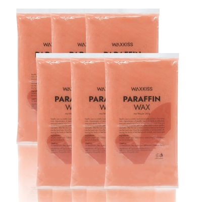 Paraffin Wax for Hands and Feet, 6 pack Paraffin Wax Refill of Peach scent, Paraffin Wax Bath for Moisturizing