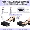 Electric Nail Drill Machine 30000RPM Nail Efile Professional Nail File Kit for Acrylic, Gel Nails, Manicure Pedicure Polishing with 6 Drill Bits and Sanding Bands view 4
