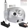 30000RPM Electric Nail Drill Machine Efile Professional Nail File for Acrylic Gel Dip Powder Nail, 6 Sanding Bands & 6 Nail Drill Bits for Home Salon Use view 1