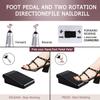 30000RPM Electric Nail Drill Machine Efile Professional Nail File for Acrylic Gel Dip Powder Nail, 6 Sanding Bands & 6 Nail Drill Bits for Home Salon Use view 4