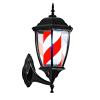 vsGotber Chandeliers Modern Ceiling Light LED Barber Pole Indoor Outdoor Waterproof Rotating Hair Salon Barber Shop Open Sign Classic Red White Strips Wall-Mounted Save Energy (D) view 1