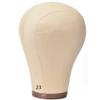 23inch Cork Canvas Block Head Mannequin Head Wig Display Styling Head view 1