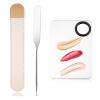 Banugo Korean Makeup Spatula, Picasso Makeup Spatula Korean, Foundation Spatula Korean, Professional Korean Spatula and Makeup Mixing Palette (Rectangle) view 1