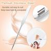 Banugo Korean Makeup Spatula, Picasso Makeup Spatula Korean, Foundation Spatula Korean, Professional Korean Spatula and Makeup Mixing Palette (Rectangle) view 3