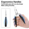 Podiatrist Toenail Clippers for Thick Nail & Ingrown Toenails, Professional Toe Nail Clippers with Safety Lock for Seniors, Men, Women, Heavy-Duty Sharp Curved Blade Pedicure Tools- Black view 4
