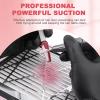AONOLOVO Nail Dust Collector, Adjustable Suction, Professional Nail Fan Dust Collector with Light Manicure Dust Collector Nail Tech Vacuum Cleaner Machine for Acrylic Nails Removal, Pink view 2