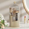 eYourlife2012 360 Rotating Makeup Organizer Rotatable Cosmetic Spinning Holder Dustproof Makeup Brush Organizer Dresser Desktop Holder Lipstick Eye Shadow Storage Rack view 1