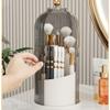 eYourlife2012 360 Rotating Makeup Organizer Rotatable Cosmetic Spinning Holder Dustproof Makeup Brush Organizer Dresser Desktop Holder Lipstick Eye Shadow Storage Rack view 4