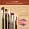 Jessup Eyeshadow Brush Set 12pcs Eye Makeup Brushes Set Professional Premium Sythetic Eye Shadow Blending Smoky Shader Concealer Brush Black T339 view 2