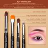 Jessup Eyeshadow Brush Set 12pcs Eye Makeup Brushes Set Professional Premium Sythetic Eye Shadow Blending Smoky Shader Concealer Brush Black T339 view 4