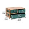SISWIM Makeup Organiser Large Capacity Desktop Cosmetics Small Objects Dressers Storage Box Jewellery Box Sun Brake Cabinet Bathroom Shelves Cosmetic Organiser view 2