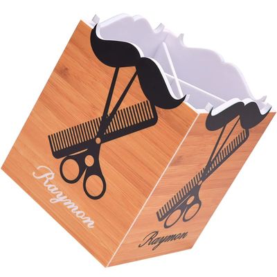 FOMIYES Hairdressing Tool Storage Box for Combs Clips and Scissors Removable Compartment Case for Salon and Home Organization and Practical Scissor Holder for Stylists