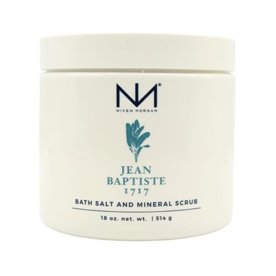 Niven Morgan Jean Baptiste 1717 Bath Salt and Mineral Scrub 18oz. 514g