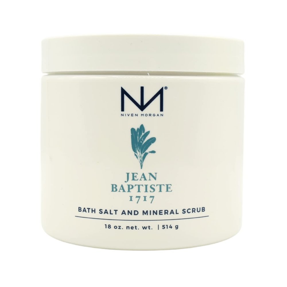 Niven Morgan Jean Baptiste 1717 Bath Salt and Mineral Scrub 18oz. 514g