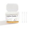 1000 Count Mini Cotton Swabs, Spiral/Round Cotton Swab with Paper Stick for Personal Care and Cleaning view 1