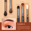Jessup Eye Makeup Brushes Set Professional Blending Brush for Makeup Eyeshadow 13pcs Premium Synthetic Blender Brush Makeup Black T338 view 2