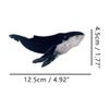 Whale Hair Clips,Cellulose Acetate Hair Clips,Small Claw Clips for GirlHair Accessories for Women,Black view 2