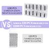1200 Fans Lash Extension Premade Fans Eyelash Extensions 9-20mm Mixed 20D Eyelash Extension C Curl Pointed Base Volume Lash Extensions Handmade Lash Extensions(1200PCS-20D-0.07-C, 9-20mm mixed tray) view 2