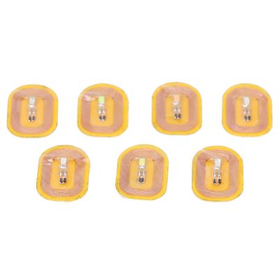 Miskall 7pcs NFC Nail Stickers, Nail Art Lighting Stickers Self Adhesive Intelligent Nail Stickers Glowing NFC Nail Stickers Lighting Nail Stickers Intelligent Lighting Nail Stickers