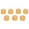 Miskall 7pcs NFC Nail Stickers, Nail Art Lighting Stickers Self Adhesive Intelligent Nail Stickers Glowing NFC Nail Stickers Lighting Nail Stickers Intelligent Lighting Nail Stickers view 1