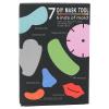 7 Types Facial Mask Mold Reusable Face Mask Patch Molds Machine Maker, Diy Facial Mask Machine Maker Accessory Tool, Suitable for Home and Professional Beauty Salons view 4