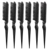 SHERCHPRY 6pcs Professional Hair Teasing Brush Detangling Comb for Natural Hair for Salon Use and Casual Styling view 1