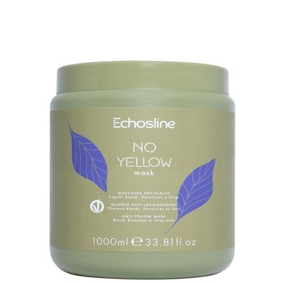 Echosline Anti-Yellow Hair Mask Neutralizes Brassy Tones - 1000 ml. / 33.8 fl.oz.