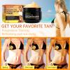 Tanning Gel Cream, 50g Sun Tanning, Soft Brown Intensive Tanning Gel, Tanning Accelerator Cream, Natural Tan Skin with Soft Brown Tanning Lotion For Outdoor Sun view 3