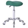 FRNIAMC Professional Saddle Stool with Wheels Ergonomic Swivel Rolling Height Adjustable for Clinic Dentist Beauty Salon Tattoo Home Office (Green) view 1