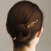 Uonlytech 4pcs Retro Chinese Hairpin Stick Hair Barrettes for Bun Holder Classic Hair Stick Decorations for Women view 3