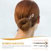 Uonlytech 4pcs Retro Chinese Hairpin Stick Hair Barrettes for Bun Holder Classic Hair Stick Decorations for Women view 4