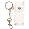 CALLARON Pouch Keychain Clear Lipstick Pouch Lipstick Case Holder Cover Case Lip Balm Holder for Women Girls view 1