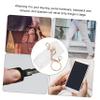 CALLARON Pouch Keychain Clear Lipstick Pouch Lipstick Case Holder Cover Case Lip Balm Holder for Women Girls view 2