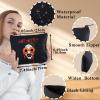 BWWKTOP Clown Movie Cosmetic Makeup Bag Movie Fans Gifts Horror Movie Zipper Pouch For Women Girls (sunflower g BL) view 2
