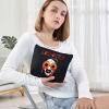 BWWKTOP Clown Movie Cosmetic Makeup Bag Movie Fans Gifts Horror Movie Zipper Pouch For Women Girls (sunflower g BL) view 3