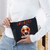 BWWKTOP Clown Movie Cosmetic Makeup Bag Movie Fans Gifts Horror Movie Zipper Pouch For Women Girls (sunflower g BL) view 4