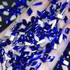 HNUIX Nail Rhinestones - 300pcs Blue, Multiple Shape Gems, Flat Back Rhinestones, for Nail Art view 2