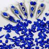 HNUIX Nail Rhinestones - 300pcs Blue, Multiple Shape Gems, Flat Back Rhinestones, for Nail Art view 4
