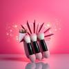 3PCS Makeup Brushes, Synthetic Foundation Face Brush Eyeshadow Kit, Makeup Brush Set For Women Girls, Pink view 2