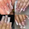 HNUIX Nail Rhinestones - 300pcs Crystals Pink, Multiple Shape Gems, Flat Back Rhinestones, for Nail Art view 4