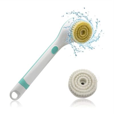 GIENEX Shower Brush Shower Head Back Brush Shower Cleaning Brush Long-Handled Shower After Brush Shower Hair Brush