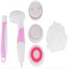 GIENEX Electric Bath Brush Massage Back Brush Back Scrubber Shower Brush with Long Handle for Women Men Elderly view 4