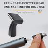 GIENEX Nose Hair Trimmer for Men, USB Rechargeable Ear and Nose Hair Trimmer for Men Professional Painless Nose Hair Remover,Nose Trimmer with Waterproof Dual Edge Blades for Easy Cleansing (Color : view 3