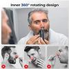 GIENEX Ear and Nose Hair Trimmer Clipper - Professional Painless Eyebrow and Facial Hair Trimmer for Men and Women, Battery-Operated, Waterproof Dual Edge Blades for Easy Cleansing view 4